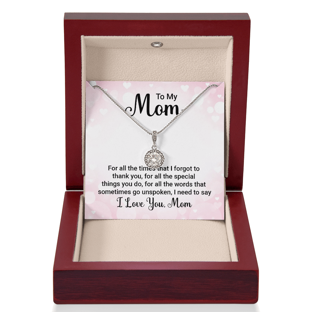 Mom, For all the times. Eternal Hope Necklace