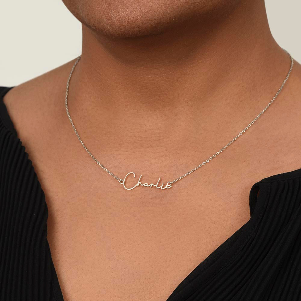 Signature Style Custom Name Necklace