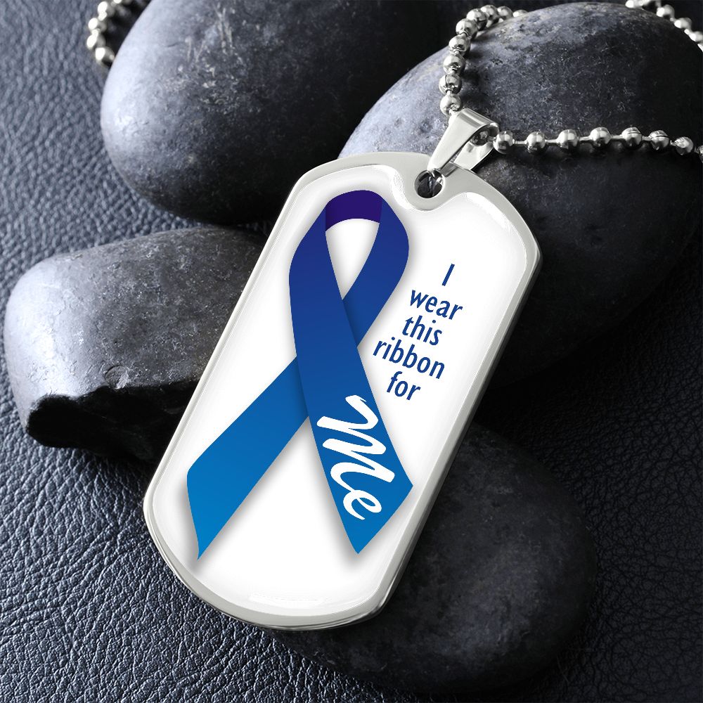 Colon dog tag me