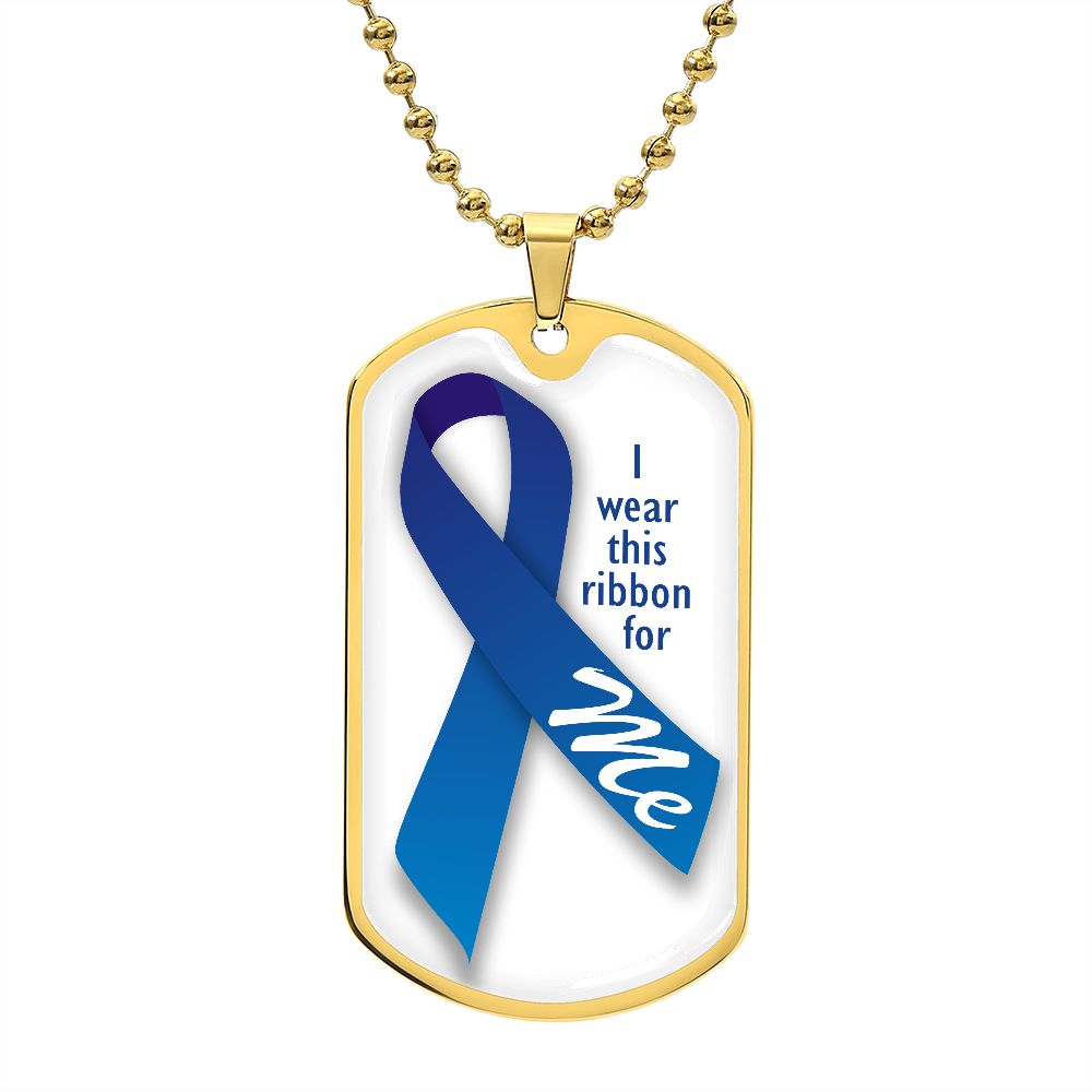 Colon dog tag me