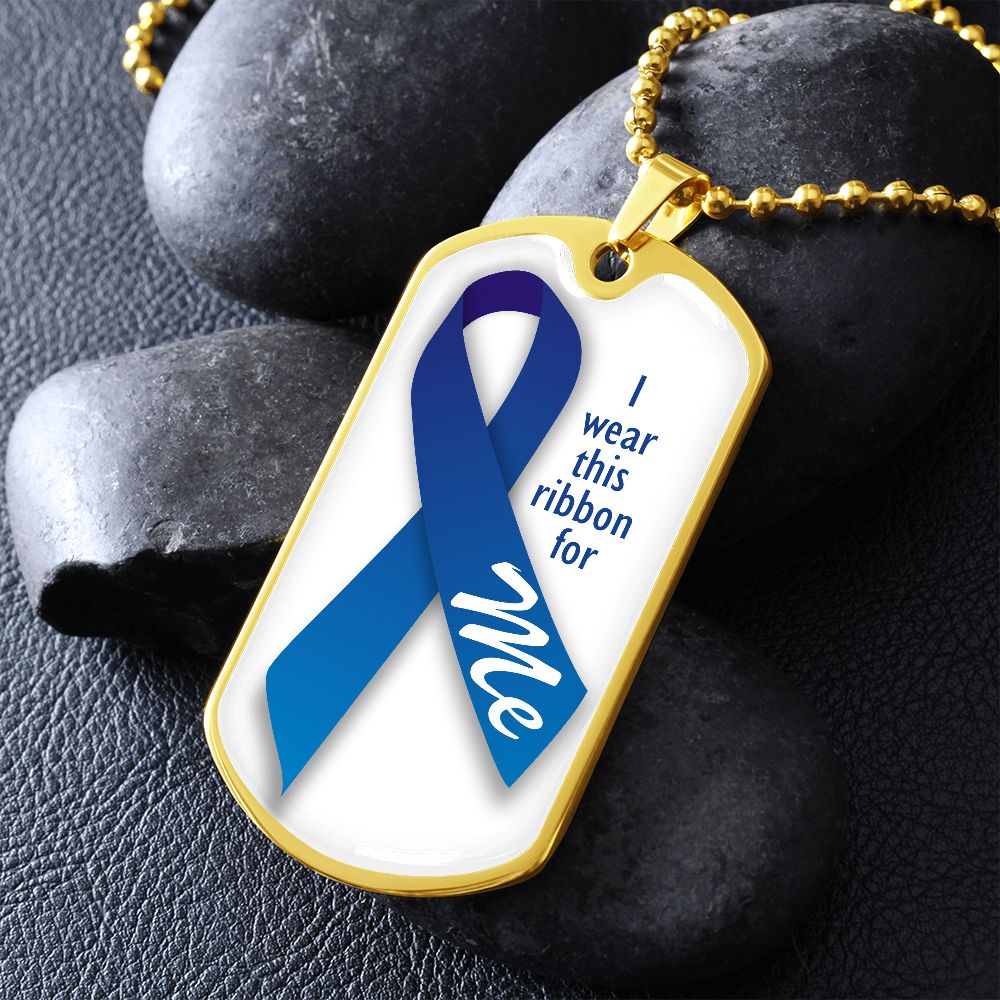 Colon dog tag me