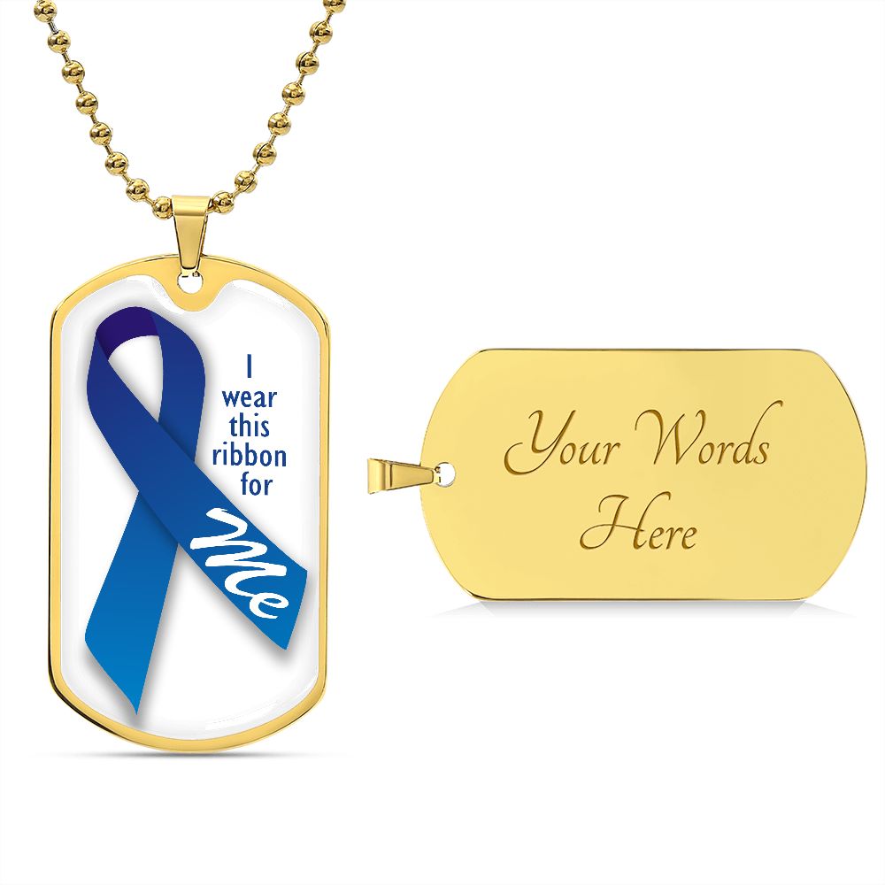Colon dog tag me