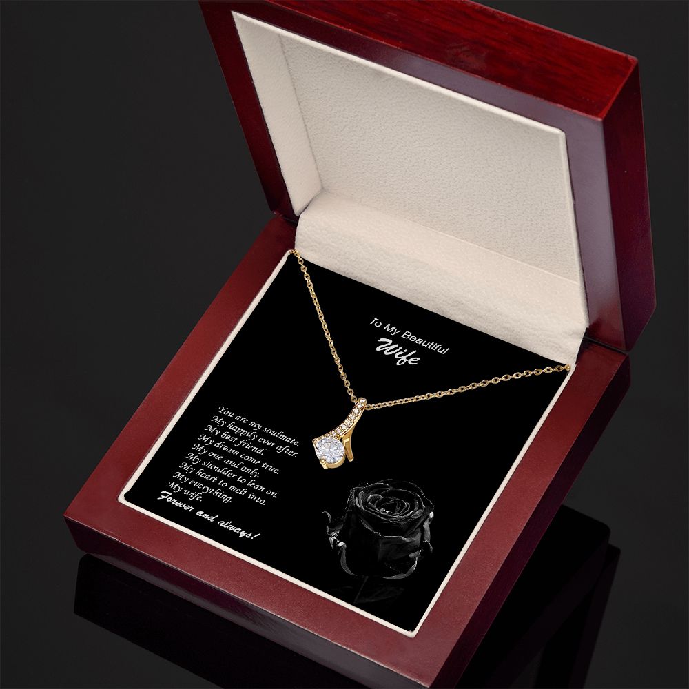 To My Wife Alluring Beauty Necklace