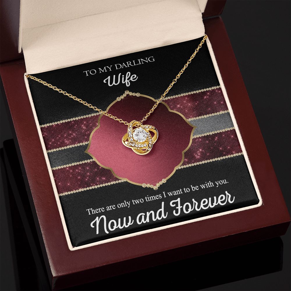 Now and Forever Love Knot Neckless