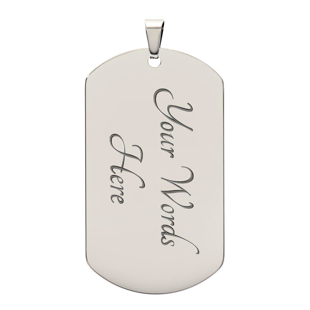Way Maker Miracle Worker Dog Tag Necklace