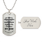 Way Maker Miracle Worker Dog Tag Necklace