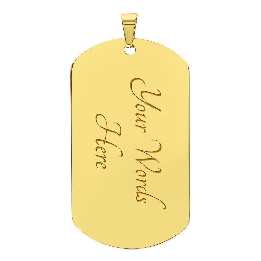 Way Maker Miracle Worker Dog Tag Necklace