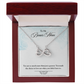 Bonus Mom Intertwined Hearts Necklace