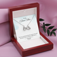 Bonus Mom Intertwined Hearts Necklace