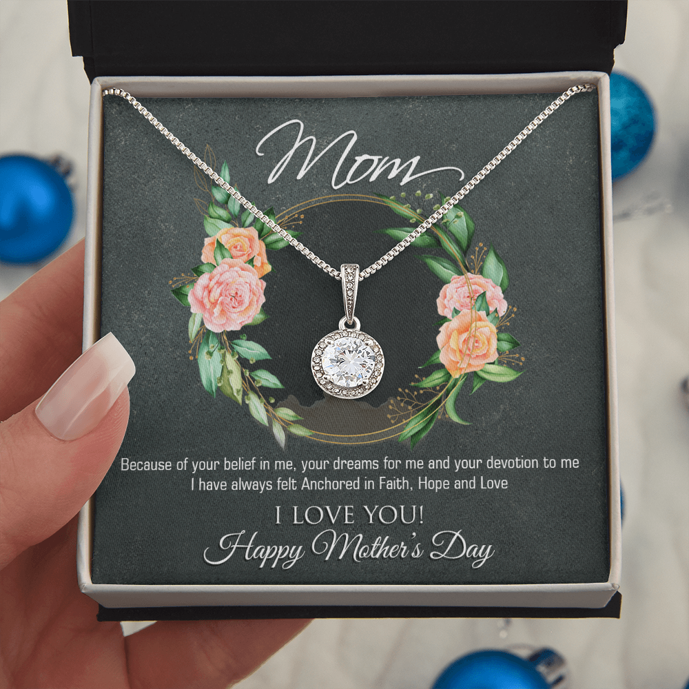 Eternal Hope Necklace and Anchored in Faith Message Card