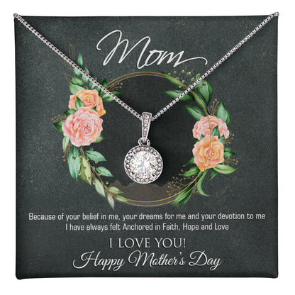 Eternal Hope Necklace and Anchored in Faith Message Card