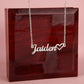 Name with Heart Necklace