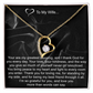 Greatest Blessing Heart Pendant Necklace