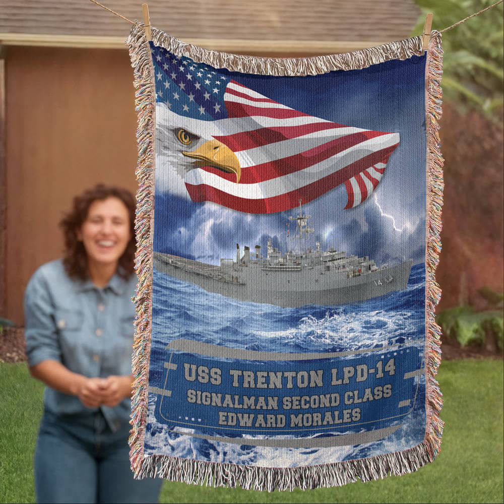USS Trenton Blanket