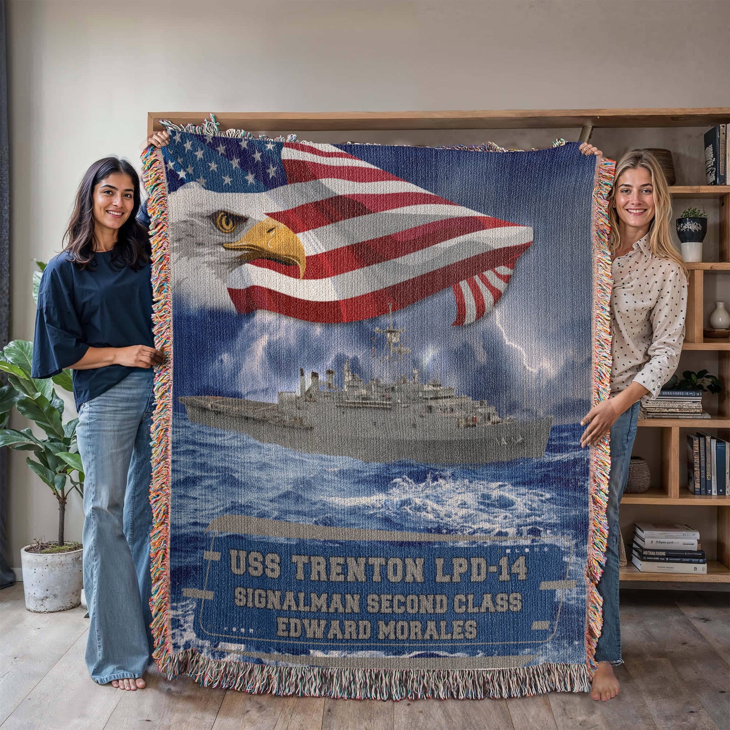 USS Trenton Blanket