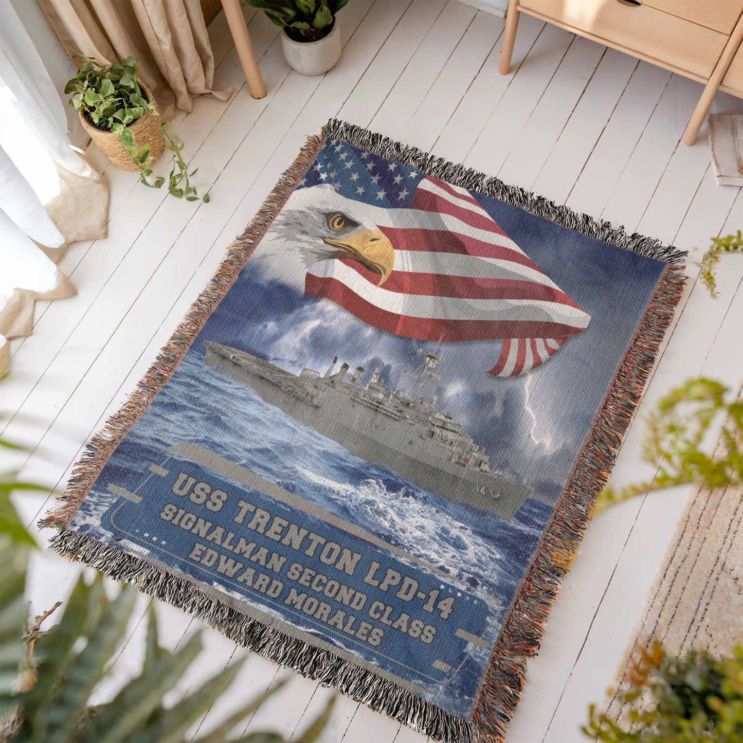 USS Trenton Blanket