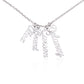 Multiple Names Vertical Necklace