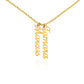 Multiple Names Vertical Necklace