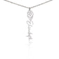 Birth Month Flower Name Necklace