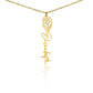 Birth Month Flower Name Necklace