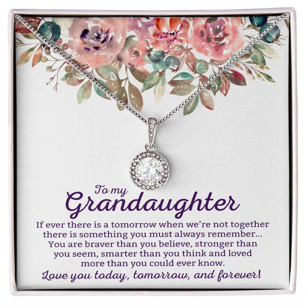 To My Granddaughter Eternal Hope Necklace