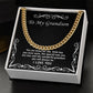 To My Grandson Cuban Link Necklace